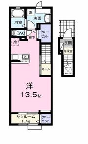 ラルチェⅠの間取り画像