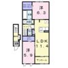 メディオ パーロ Bの間取り画像