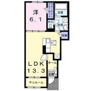 ワレアハレ佐原 Ⅰの間取り画像