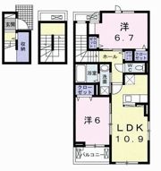 仮）六高台5丁目アパートⅠの間取り画像