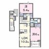 仮）六高台5丁目アパートⅡの間取り画像
