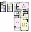 仮）六高台5丁目アパートⅡの間取り画像