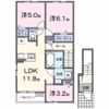 ブライトガーデンAの間取り画像