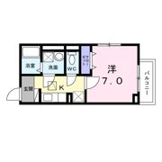 コトン ヴァリ 寺田町駅前の間取り画像