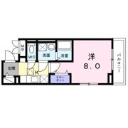 コトン ヴァリ 寺田町駅前の間取り画像