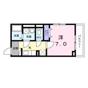 コトン ヴァリ 寺田町駅前の間取り画像