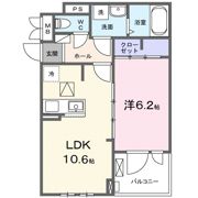 フルール彦根の間取り画像
