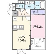 フルール彦根の間取り画像