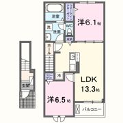 グラッドネス志免東Ⅰ A棟の間取り画像