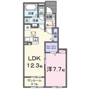 サンモール Cの間取り画像