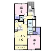 グレイスフル 道 M1の間取り画像