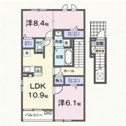 グレイスフル 道 M1の間取り画像