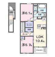 ステーション大美野の間取り画像