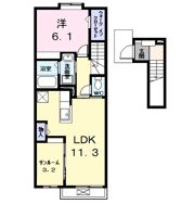 F 2（エフ）の間取り画像