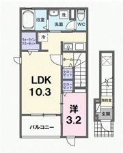 サニー アヴニールの間取り画像