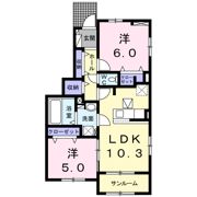 グリシーヌCK Ⅰの間取り画像