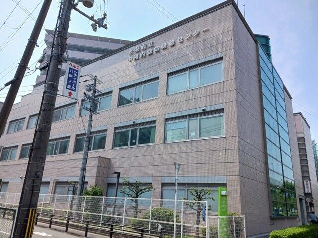 近くの東大阪医療センターまで1,500m（徒歩19分）