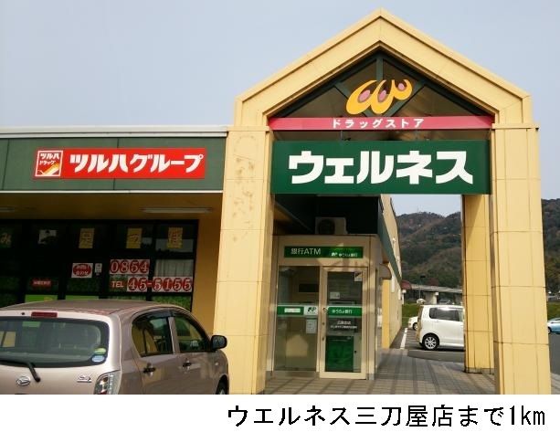 近くのドラッグストアまで1,000m（徒歩13分）