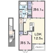 梅の木テラスの間取り画像