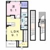 プレミール Aの間取り画像