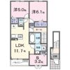 アルモニー西郷Bの間取り画像