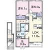 アルモニー西郷Bの間取り画像