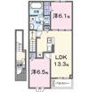 フロントパークひこねⅡの間取り画像