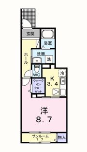 エール トロワの間取り画像