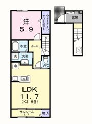 エール トロワの間取り画像