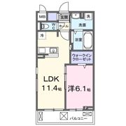 クラールの間取り画像