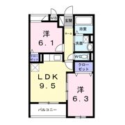 ヴェールフォンセの間取り画像