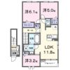 アプリコットの間取り画像