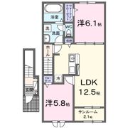 エトワール 西豊田の間取り画像