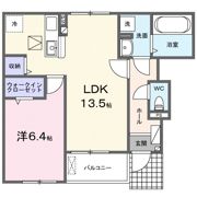 クレール聖和Cの間取り画像