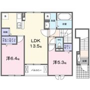 クレール聖和Cの間取り画像