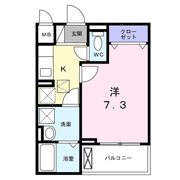 ウィスタリアⅡの間取り画像