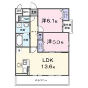 コスモステラス ウエストの間取り画像