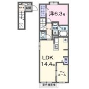 ラ・カーサ・パーチェの間取り画像