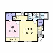 山本町北8丁目アパート（028051901）の間取り画像