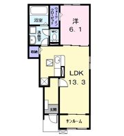 セシルⅠの間取り画像