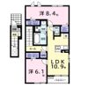 ロン ボヌールの間取り画像