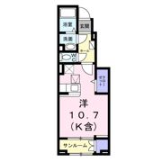 フェリスタ国立の間取り画像