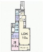 アソシエ日永の間取り画像