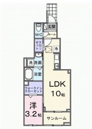 アソシエ日永の間取り画像