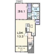 ゼファーⅡの間取り画像