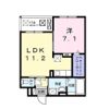 シャルマン唐橋南Ⅱの間取り画像