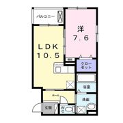 シャルマン唐橋南Ⅱの間取り画像