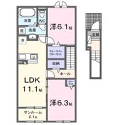 ステイズ 丸岡の間取り画像