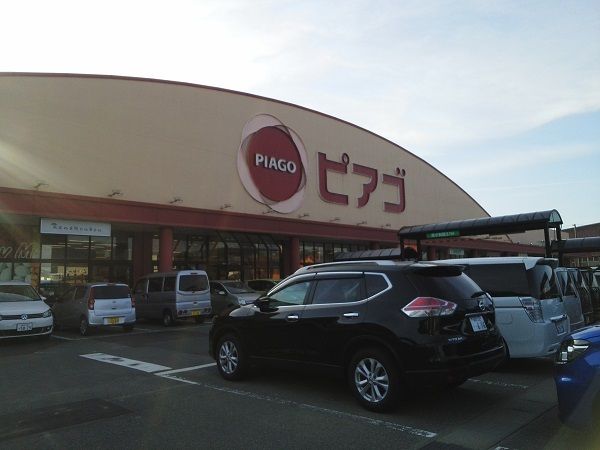 近くのピアゴ丸岡店まで950m（徒歩12分）