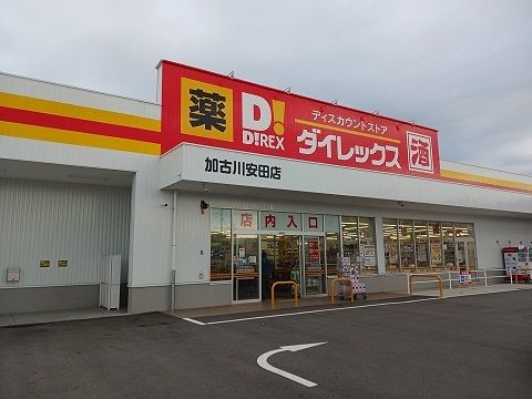 近くのダイレックス安田まで750m（徒歩10分）